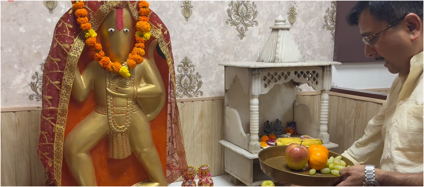 बालाजी माहराज की पूजा और दर्शं